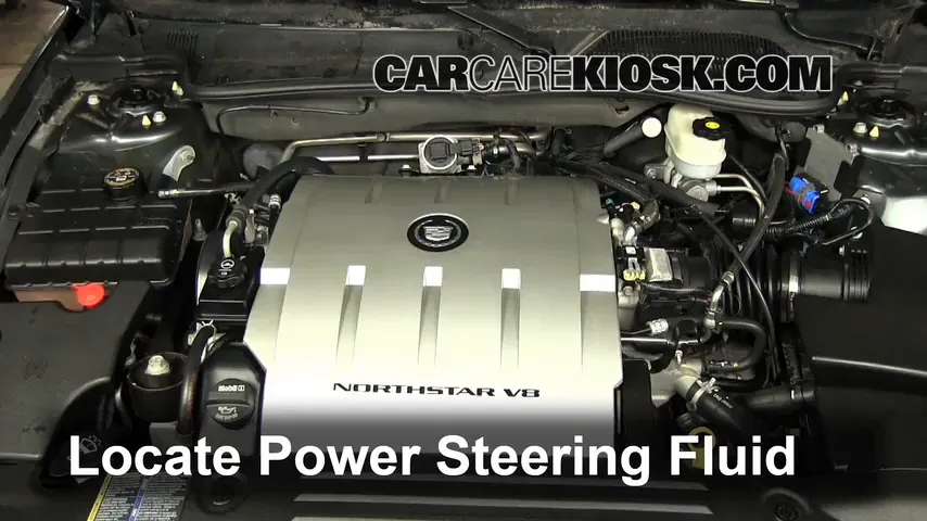 2009 Cadillac DTS Platinum 4.6L V8 Power Steering Fluid